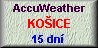 15 days forecast for Kosice