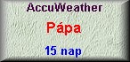 15 days forecast for Pápa