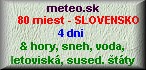 4 days forecast for Slovakia and other